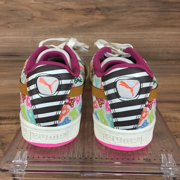 <SOLD>PUMA Gummy Bears Suede Whisper Pink Bottom - Picture 3 of 5